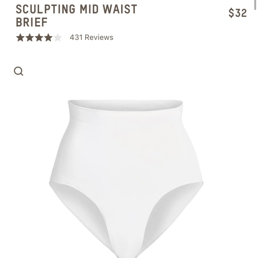 Skims sculpting mid waist brief